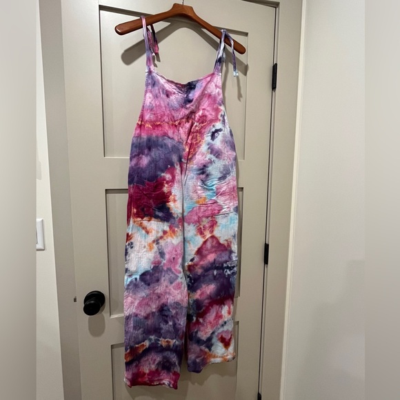 Billabong Pants - Billabong Multicolor Tie-Dye Jumpsuit